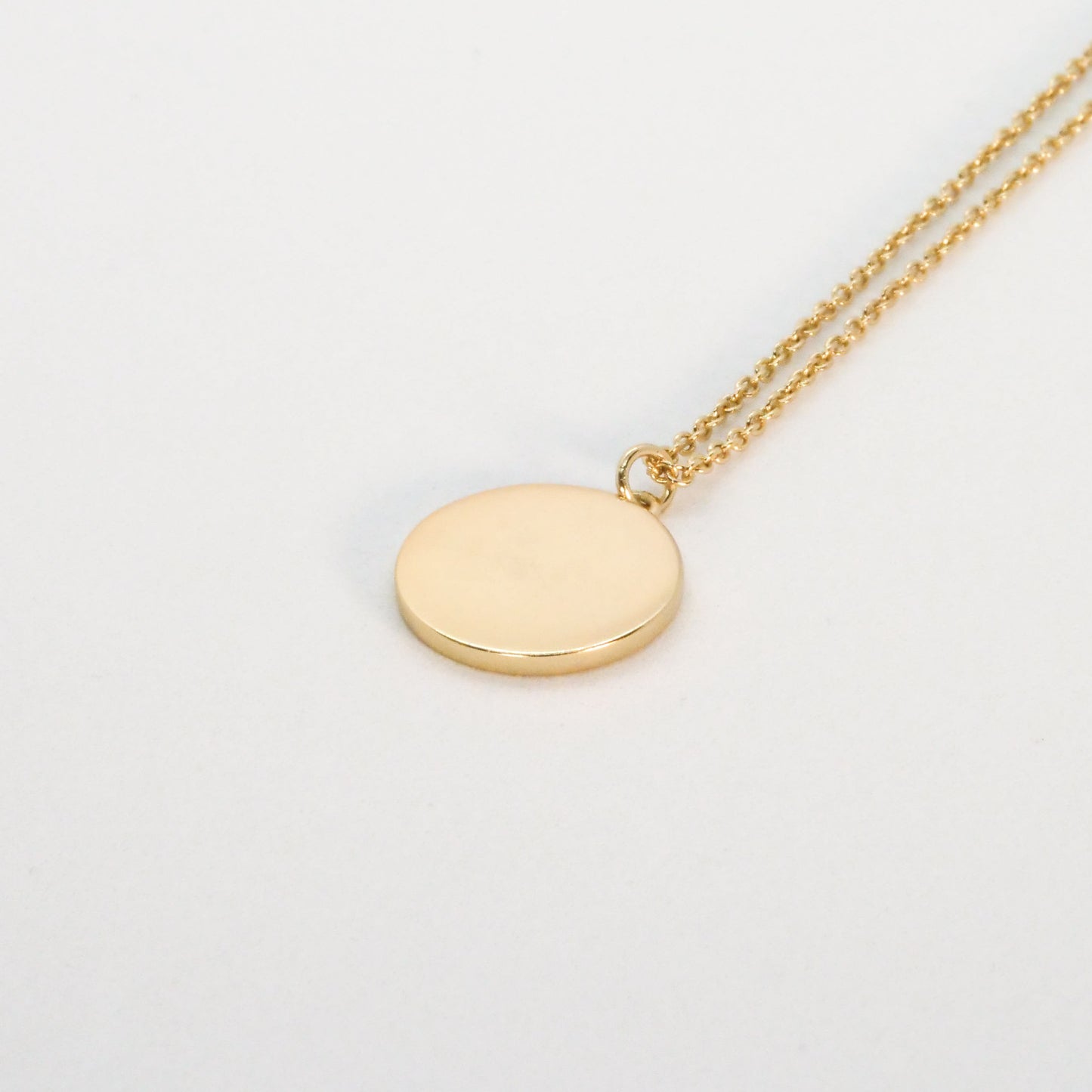 Classic Disc Necklace - Gold