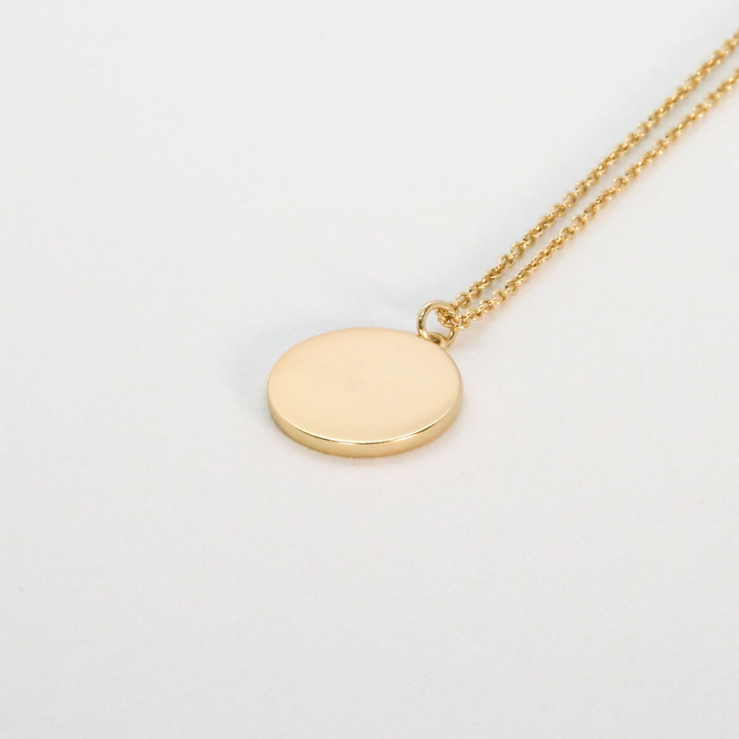 Classic Disc Necklace - Gold