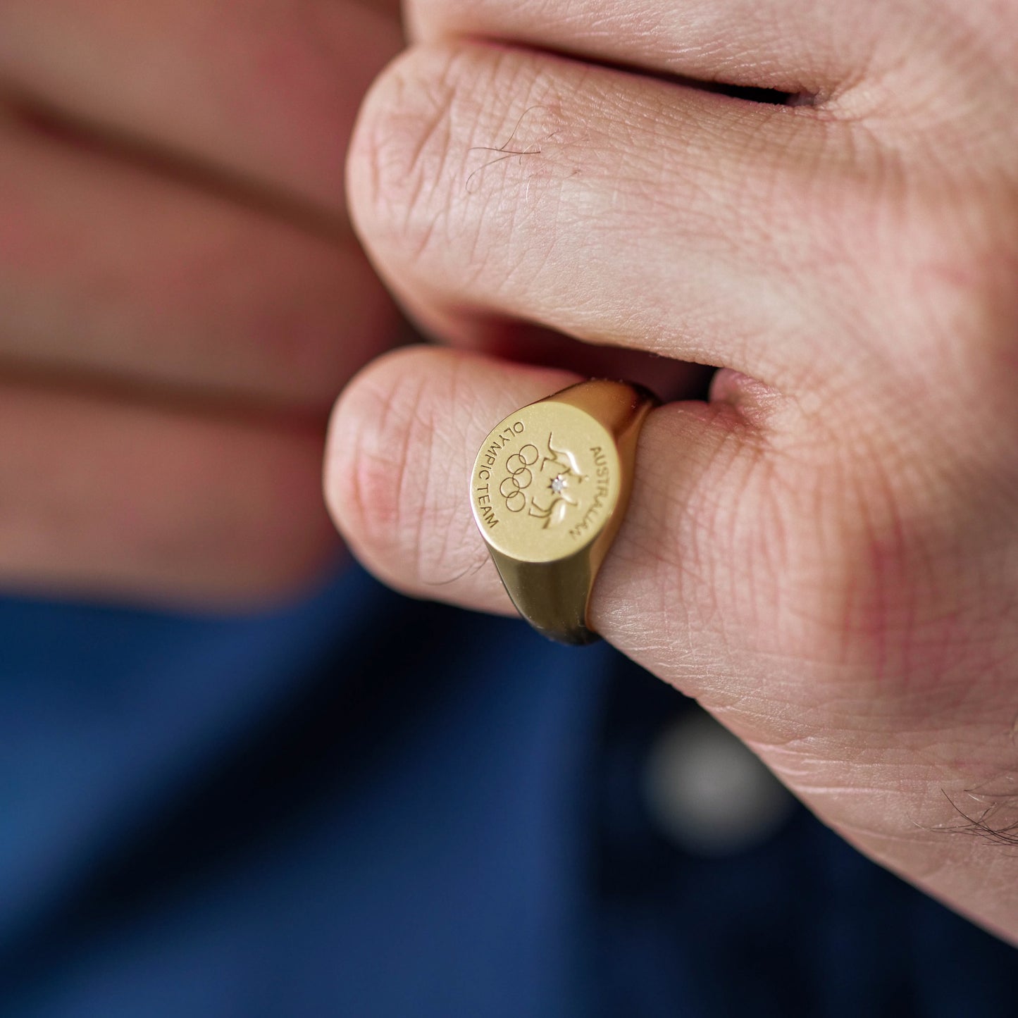 Matte Signet Ring - Gold