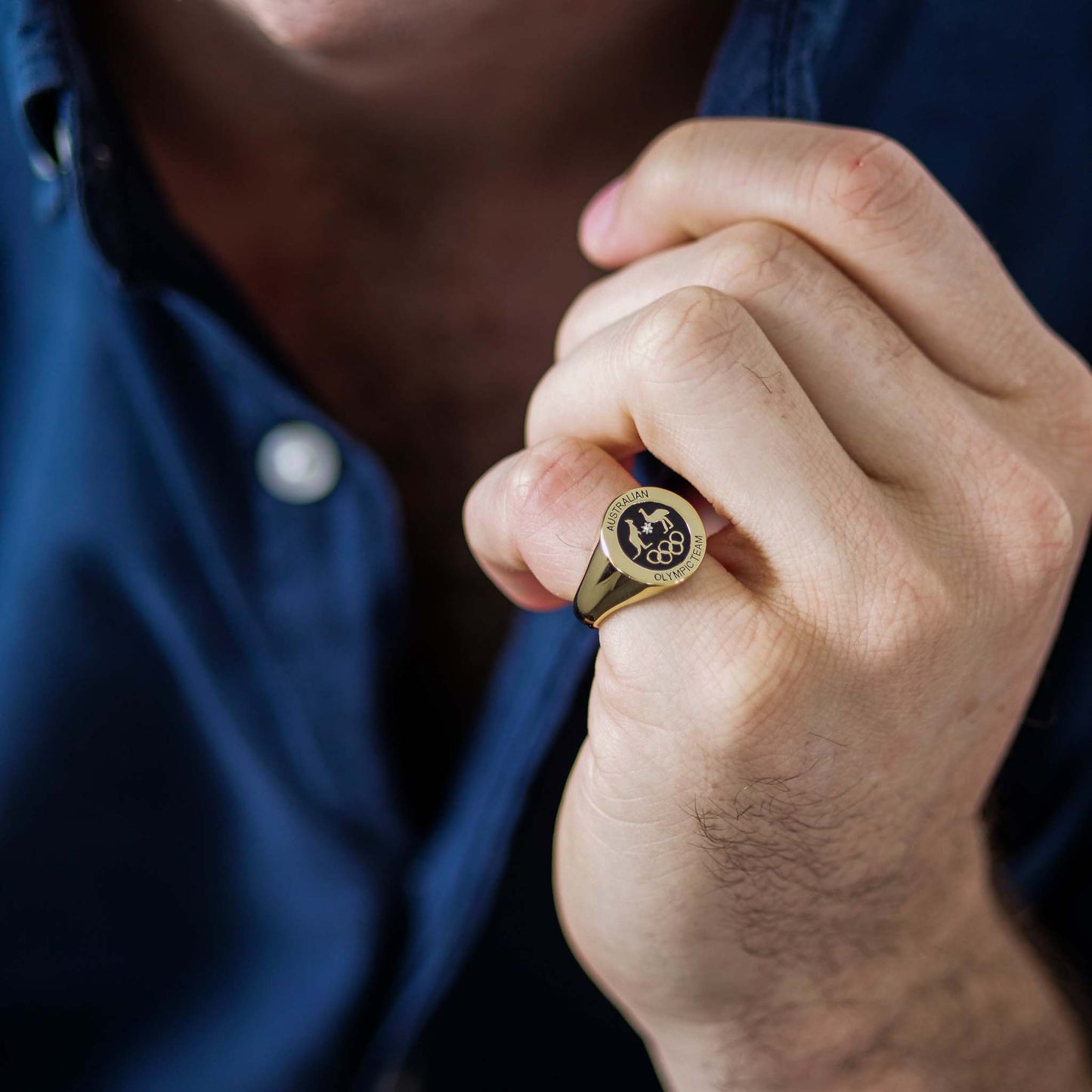 Team Signet Ring - Gold