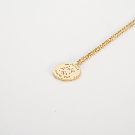 Classic Disc Necklace - Gold