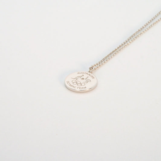 Classic Disc Necklace - Silver