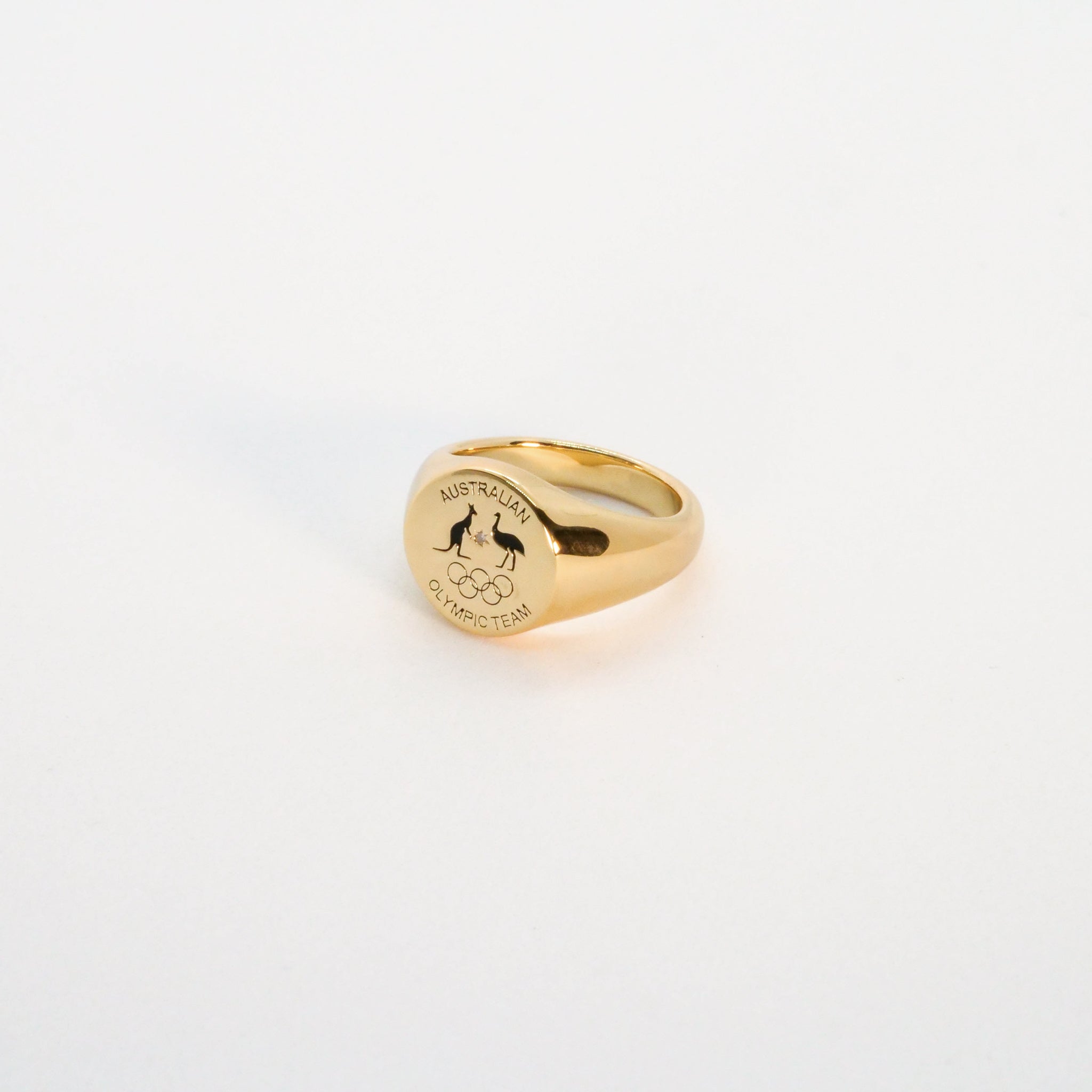 Classic Signet Ring - Gold – Written in Metal