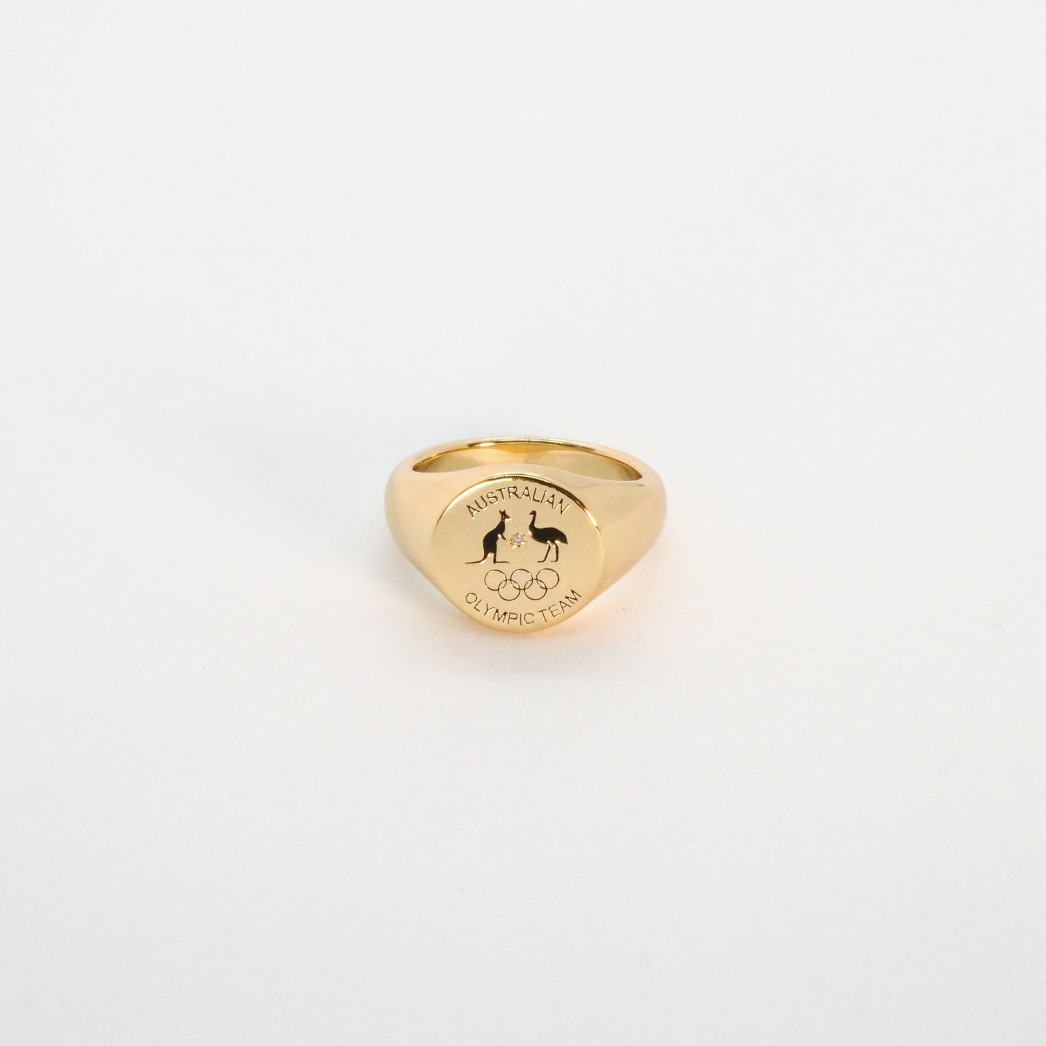 Classic Signet Ring - Gold – Written in Metal